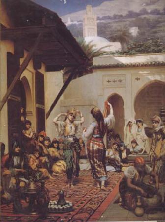 Felix de vuillefroy Une reception en Algerie (mk32) china oil painting image